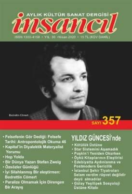 İnsancıl Aylık Kültür Sanat Dergisi Sayı: 357 Nisan 2020 - 1