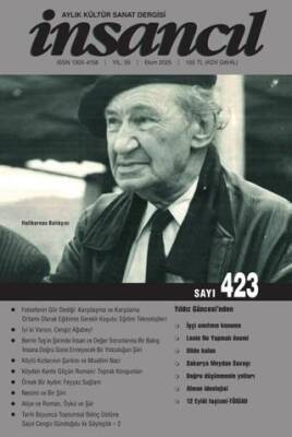 İnsancıl Aylık Kültür ve Sanat Dergisi Sayı: 423 Ekim 2025 - 1