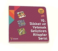 IQ Dikkat ve Yetenek Geliştiren Kitaplar Serisi 3-4 Yaş Level 2 3 Kitap Takım - TÜZDER Yayınları