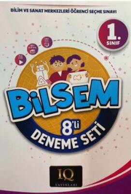 IQ Yayınları 1. Sınıf Bilsem 8`li Deneme Seti - 1
