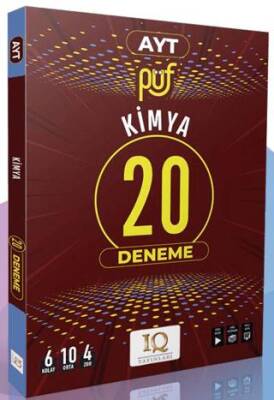 IQ Yayınları AYT Kimya Püf 20`li Deneme - 1