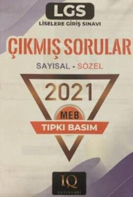 IQ Yayınları LGS Çıkmış Sorular 2021 - 1