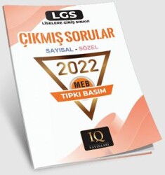 LGS Çıkmış Sorular 2022 - IQ Yayınları