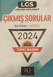 IQ Yayınları LGS Çıkmış Sorular 2024 - 1