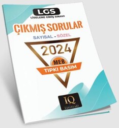 LGS Çıkmış Sorular 2024 - IQ Yayınları