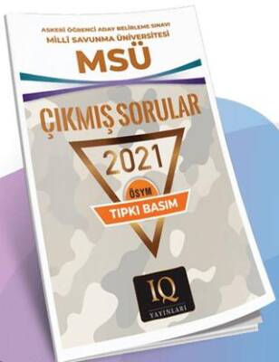 MSÜ Çıkmış Sorular - 2021 - 1