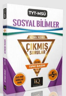 IQ Yayınları MSÜ Sosyal Bilimler Konu Konu Çıkmış Sorular - 1