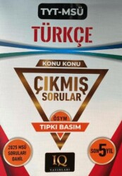 IQ Yayınları MSÜ Türkçe Konu Konu Çıkmış Sorular - 1