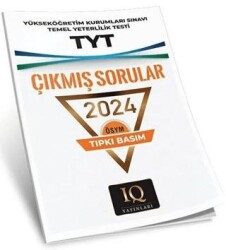 Tıpkı Basım TYT OSYM Çıkmış Sorular 2024 - IQ Yayınları