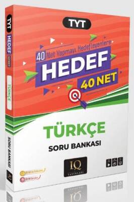 IQ Yayınları TYT Türkçe Hedef 40 Net Soru Bankası - 1