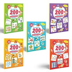 IQ Zeka Gelişimi için 200 Heyecan Verici 5`li Etkinlik Seti - Dikkat Atölyesi Yayınları