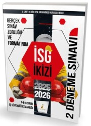 Pelikan Tıp Teknik Yayıncılık İş Güvenliği Uzmanlığı Sınavlarına Hazırlık İSG İkizi 2 Özgün Deneme Sınavı - Pelikan Tıp Teknik Yayıncılık