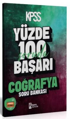 İSEM Yayıncılık 2025 KPSS GYGK Yüz Soruda %100 Başarı Coğrafya Soru Bankası - 1