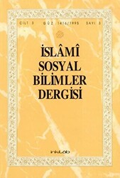 İslami Sosyal Bilimler Dergisi - Cilt 3 - Güz 1965 - Sayı 3 - İnkılab Yayınları