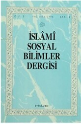 İslami Sosyal Bilimler Dergisi Cilt: 3 Sayı: 2 - İnkılab Yayınları