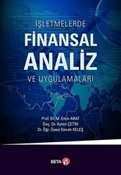 İşletmelerde Finansal Analiz ve Uygulamalar - Beta Yayınevi