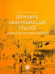 İstanbul Araştırmaları Yıllığı No: 3 - 2014 - İstanbul Araştırmaları Enstitüsü