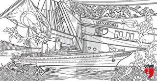 İstanbul Savarona Tuval Boyama - 1