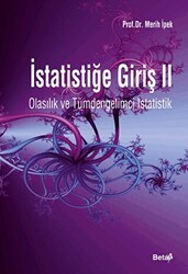 İstatistiğe Giriş 2 - Beta Yayınevi