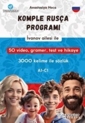 İvanov Ailesi İle Komple Rusça Programı A1 - C1 3000 Kelime İle Sözlük - Verno Kitap