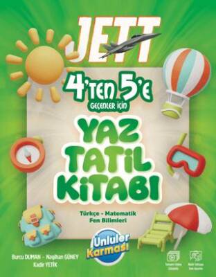 Jett 4`ten 5`e Geçenler için Yaz Tatil Kitabı - 1