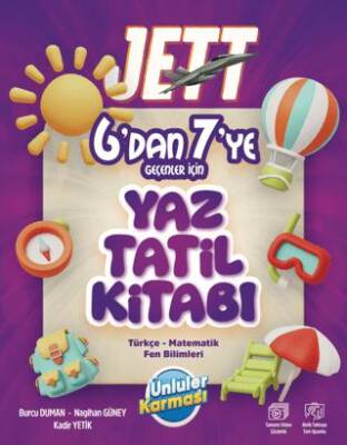 Jett 6`dan 7`ye Geçenler için Yaz Tatil Kitabı - 1
