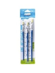 Junıor 131001 Azure Fırça Seti Düz 3Pcs - BKM Kitap