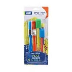 Junıor 131040 Spectrum Fırça Seti Düz 6Pcs - BKM Kitap