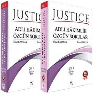 Kuram Kitap Justice Adli Hakimlik Özgün Sorular 2 Cilt Takım - 1