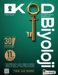 11. Sınıf Kod Biyoloji Kazanım Odaklı Denemeleri - Kafa Dengi Yayınları