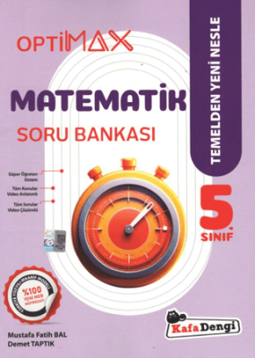 Kafa Dengi Yayınları 5. Sınıf 2025 Optimax Matematik Soru Bankası - 1