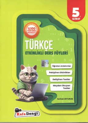 Kafa Dengi Yayınları 5. Sınıf 2025 Türkçe Etkinlikli Ders Föyleri - 1