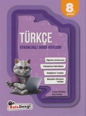 Kafa Dengi Yayınları 8. Sınıf Türkçe Etkinlikli Ders Föyleri - 1