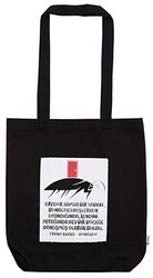 Kafka Dönüşüm Bez Çanta Siyah Gabardin - Can Dükkan