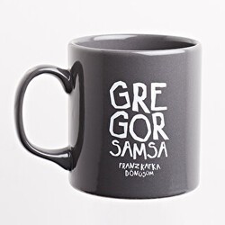 Kafka Dönüşüm Kupa Gri Seramik - Can Dükkan