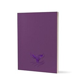 Kalipso 11x15 Mor Balina Butik Defter - Başka Defter