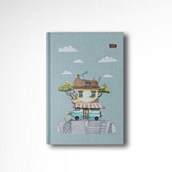 Kalipso Hakan Çapkan 14x20 Gezgin Çizgili Butik Defter - Başka Defter