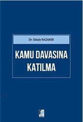 Kamu Davasına Katılma - Adalet Yayınevi