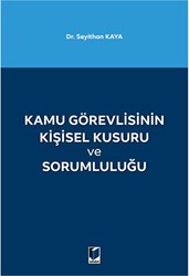Kamu Görevlisinin Kişisel Kusuru ve Sorumluluğu - Adalet Yayınevi