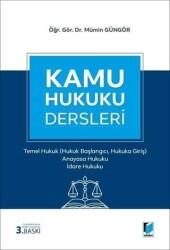 Kamu Hukuku Dersleri I - Adalet Yayınevi