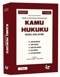KPSS A Grubu Kamu Hukuku Konu Anlatımı - 4T Yayınları