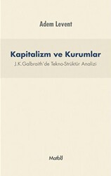 Kapitalizm ve Kurumlar - Matbu