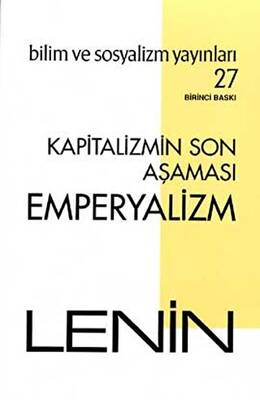 Kapitalizmin Son Aşaması: Emperyalizm - 1