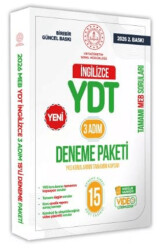 2026 3 Adım YKS-YDT İngilizce MEBİ Özgün Sorular 15li Deneme Kitapçığı Video Çözümlü - Karakutu Yayın