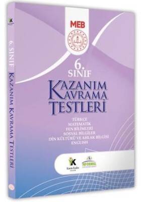 Karakutu Yayın 2025 6. Sınıf MEB Tüm Dersler Kazanım Kavrama Testleri KKT Yaprak Test Kitabı - 1
