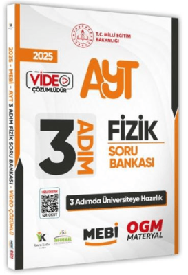 Karakutu Yayın 2025 AYT MEBİ-OGM 3 ADIM Fizik Soru Bankası Video Çözümlü - 1