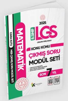 Karakutu Yayın 2025 LGS 8. Sınıf Matematik Konu Konu Son 7 Yıl MEB Çıkmış Soru Modül Seti - 1