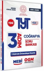 2026 TYT MEBİ-OGM 3 ADIM Coğrafya Soru Bankası RENKLİ A4 Boyut Video Çözümlü - Karakutu Yayın