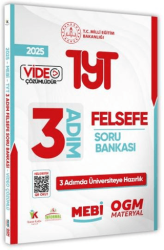 2025 TYT MEBİ-OGM 3 ADIM Felsefe Soru Bankası Video Çözümlü - Karakutu Yayın