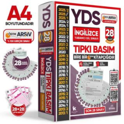Karakutu Yayın 2025 YDS İngilizce ÖSYM Tıpkı Basım Çıkmış Soru 24lü Deneme Paketi Türkiye Geneli Video-PDF Çözümlü - 1